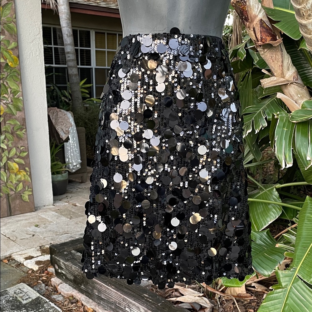 nasty gal, sequin pencil skirt